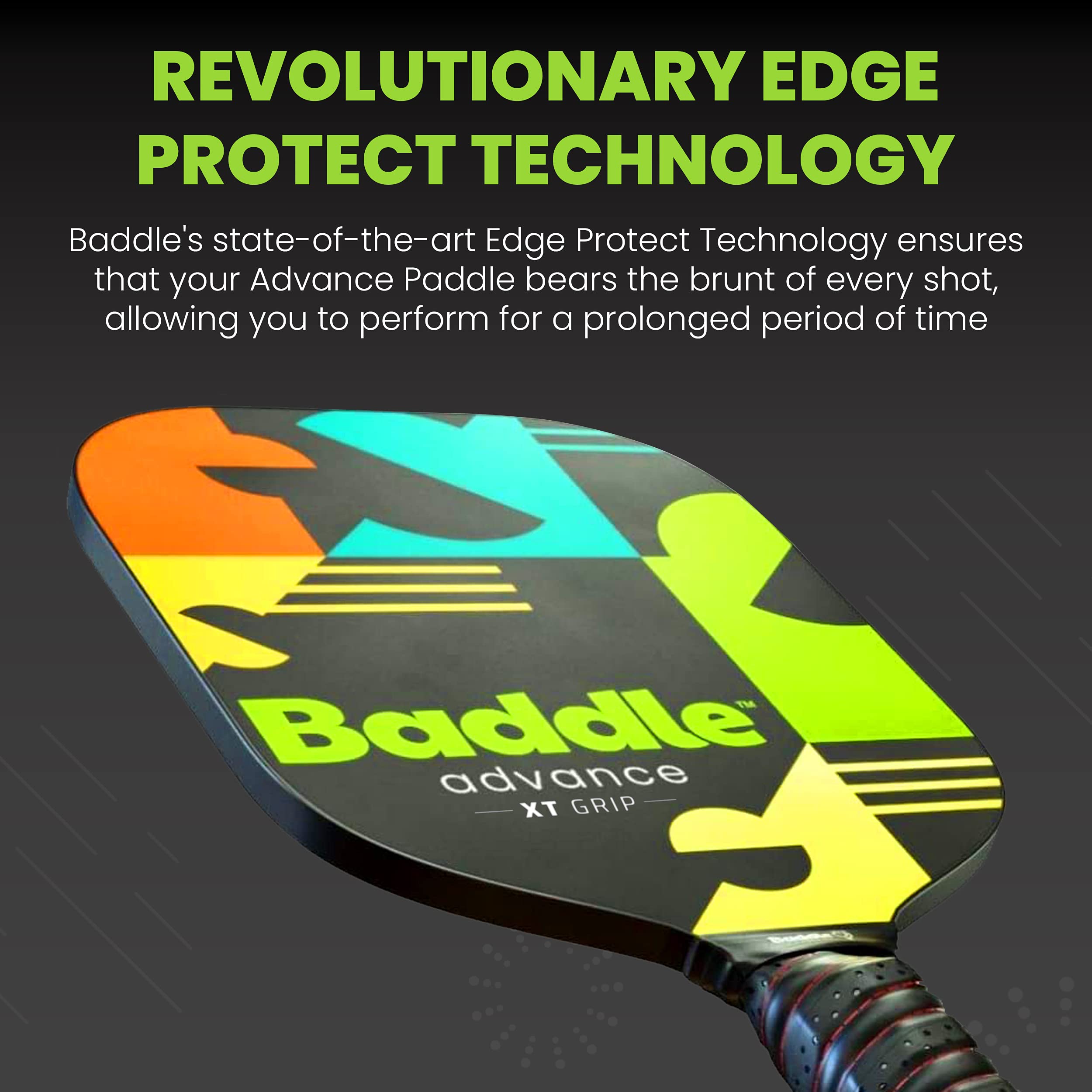 Baddle Advance Pickleball Paddle 5” Grip | Midweight Paddle