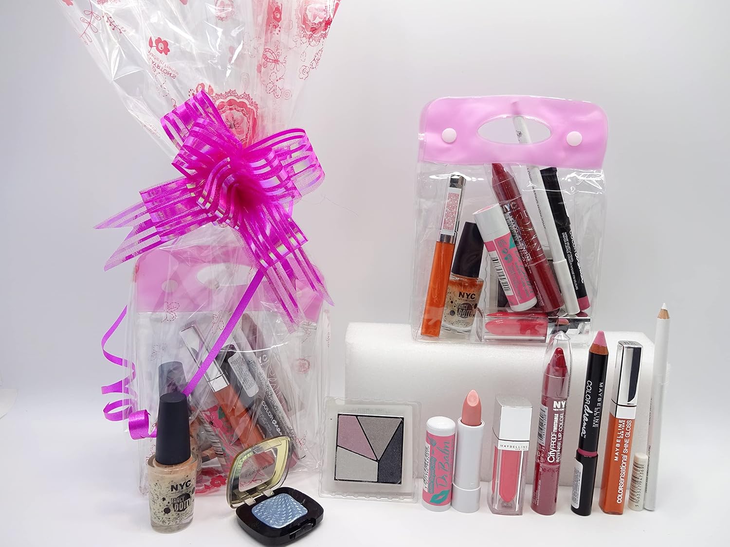 11pc Make Up Products Gift Hamper Gift Wrapped Mix Brands + Free Rimmel Foundation Included Special Offer .72.
