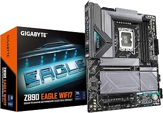GIGABYTE Z890 Eagle WiFi7 Motherboard - Intel Core Ultra Series 2, PCIe 5.0, DDR5 8800MHz