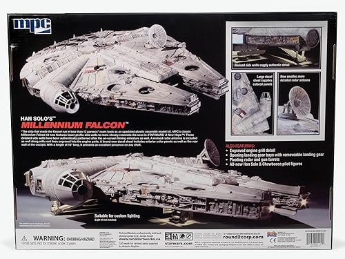 Miniatura 4 de MPC Star Wars: A New Hope Millennium Falcon 1:72 Kit de modelo a escala 1:72