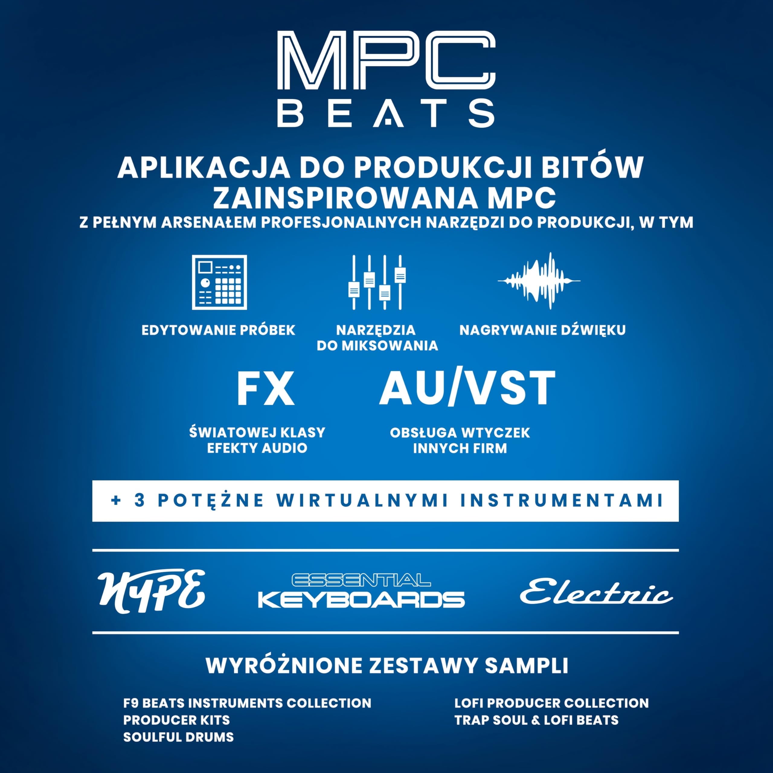 Akai Professional LPD8 - Kontroler USB MIDI z 8 Responsywnymi Padami Perkusyjnymi MPC (Mac i PC), 8 Pokrętłami i Programy do Produkcji Muzyki
