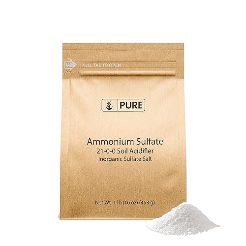 Pure Original Ingredients Sulfato de amonio (1 lb) Acidificante del suelo, sal de sulfato inorgánico.