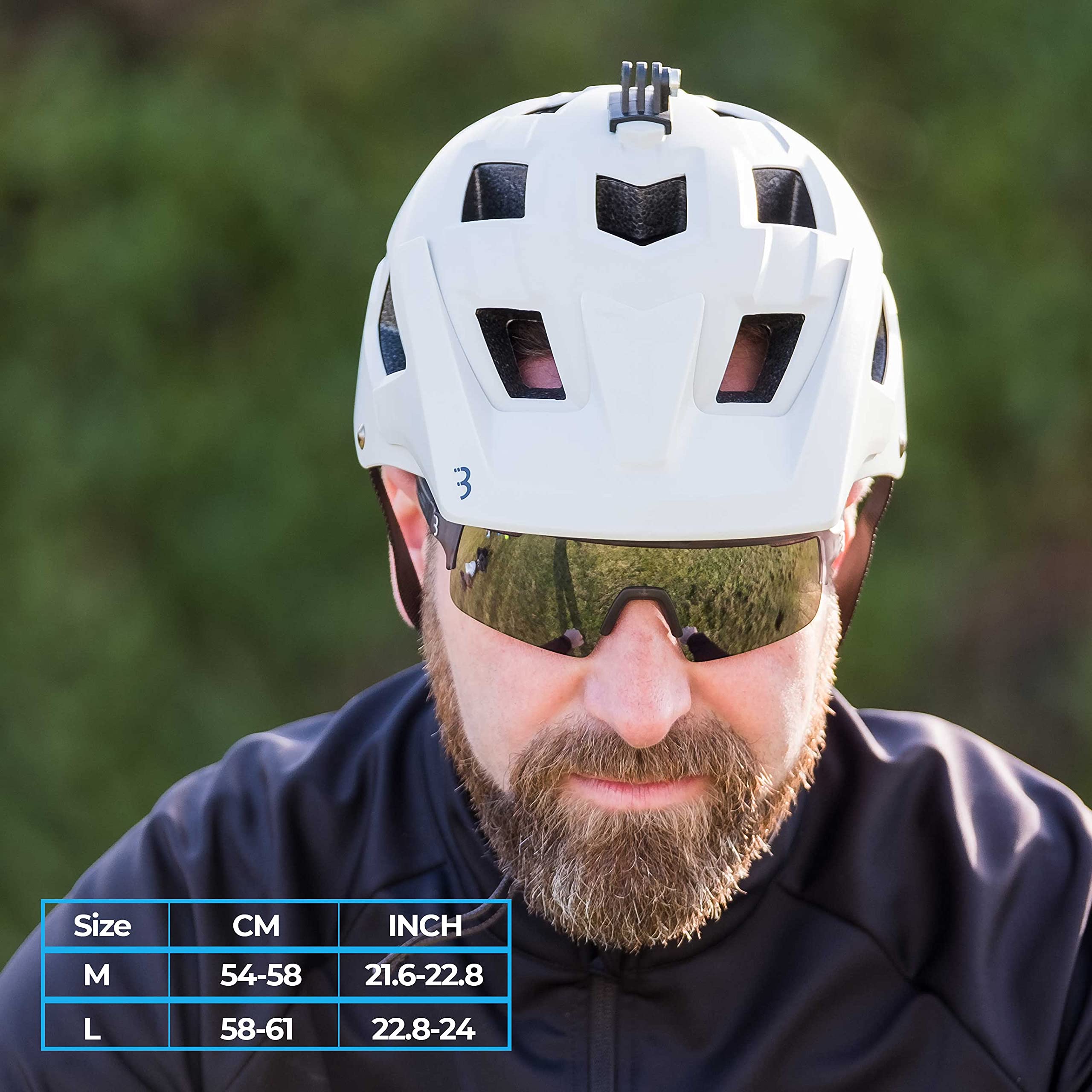 BBB Cycling Casco Da Bici Uomo e Donna Visore Rimovibile e Reti Anti Insetto Ciclismo e MTB Condor BHE-35
