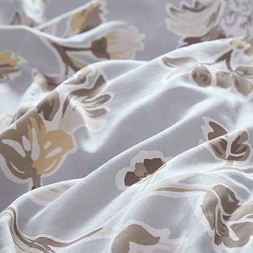 Miniatura 16 de Funda de edredón reversible de 100 % algodón, con diseño inteligente  Funda de edredón transpirable, moderna, para todas las estaciones (no incluye