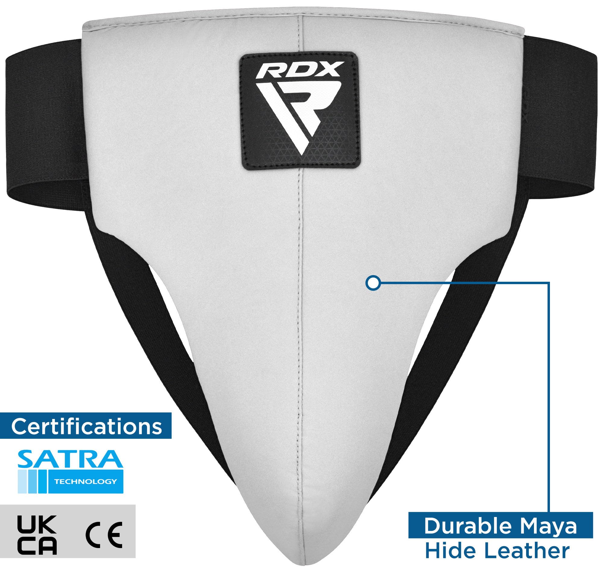 RDX MMA Tiefschutz Suspensorium Leather-x GGX-r1 Coquille de Protection pour Hommes