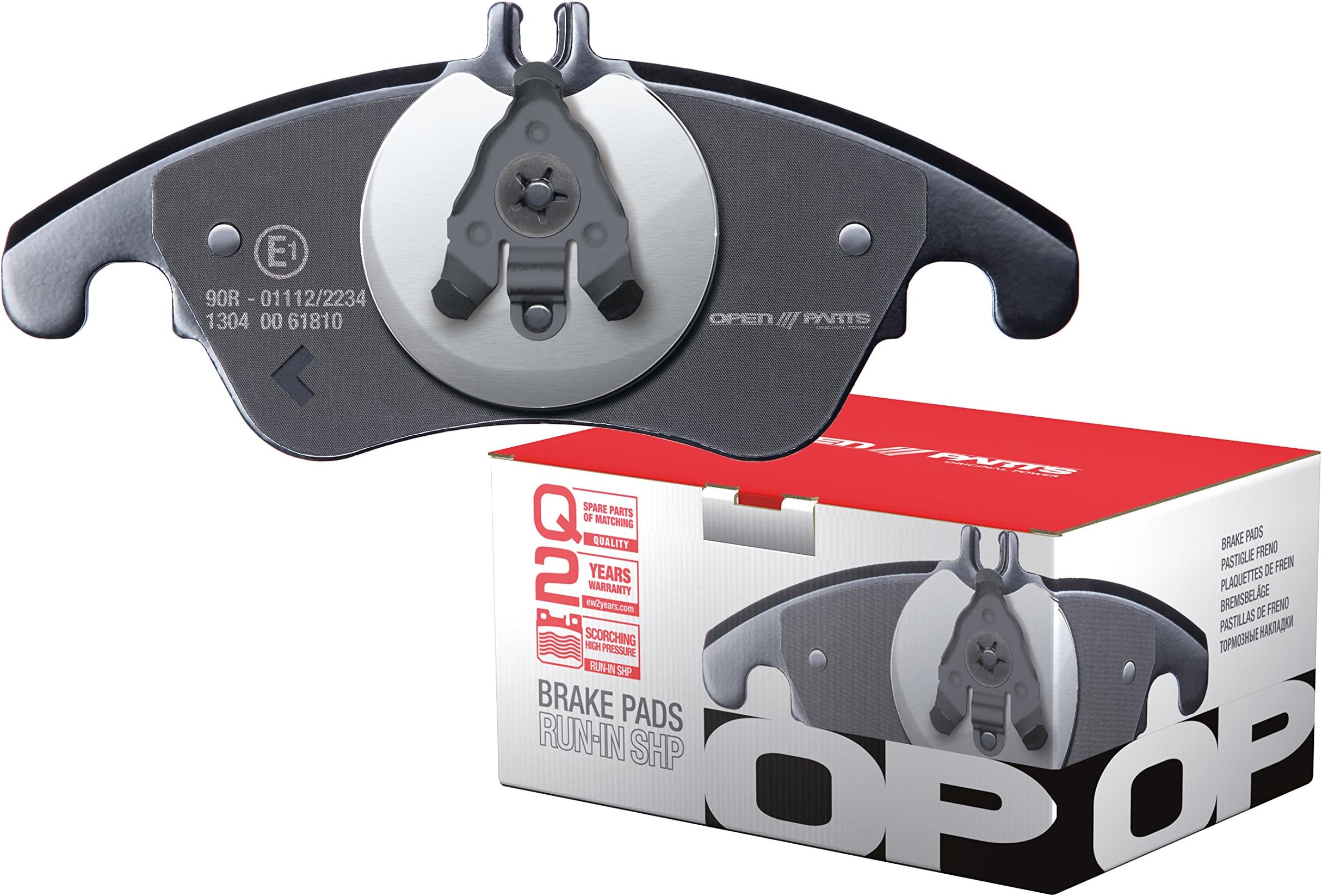 Open Parts BPA0957.02 Brake Pad Rear - 4 Piece