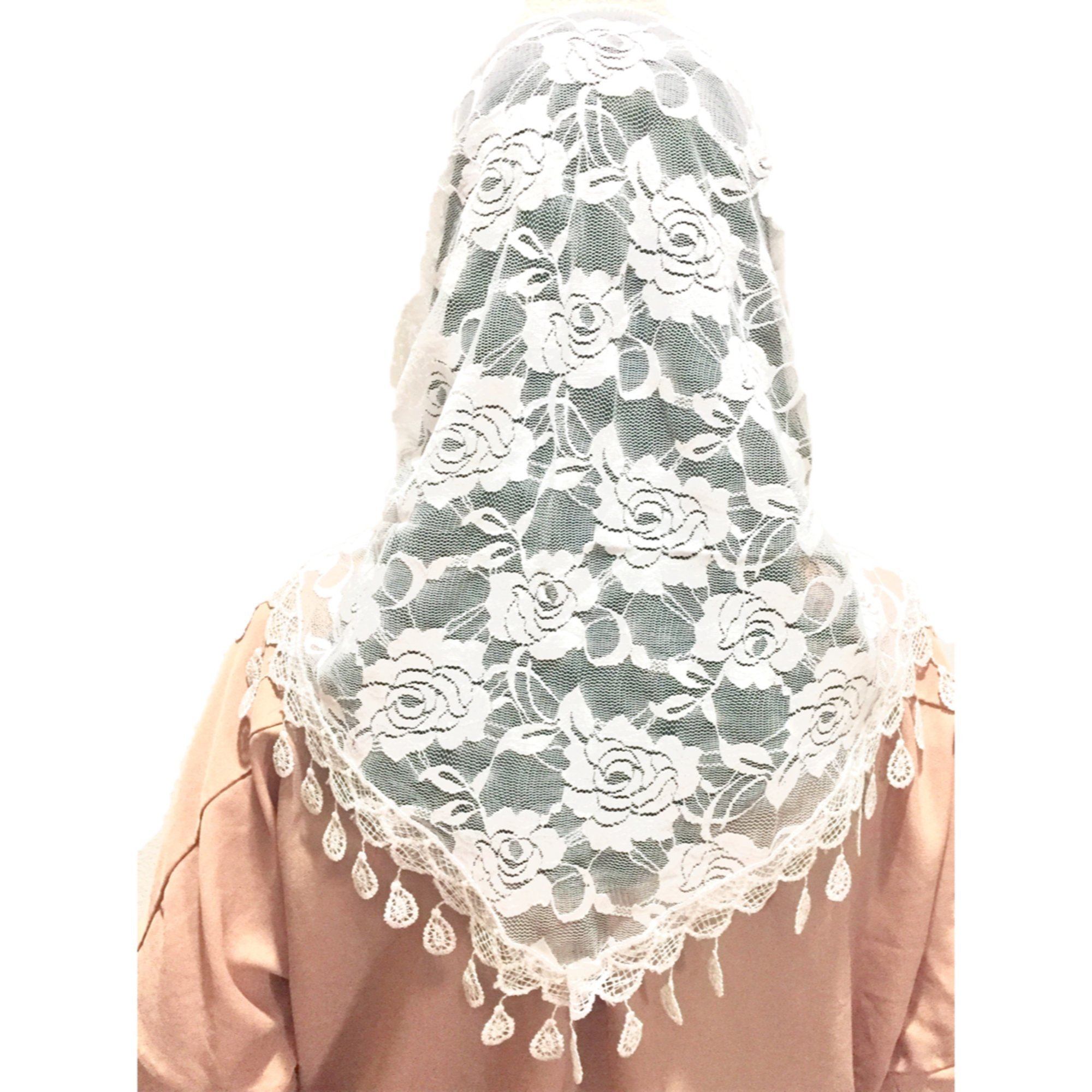 Buy Beatus VeilsMass Veil Catholic Church Mantilla White Chapel Lace
