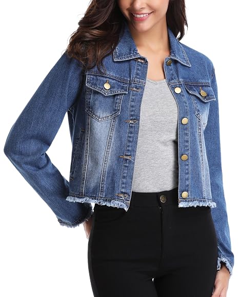 Sleeve Jean Denim Jacket 