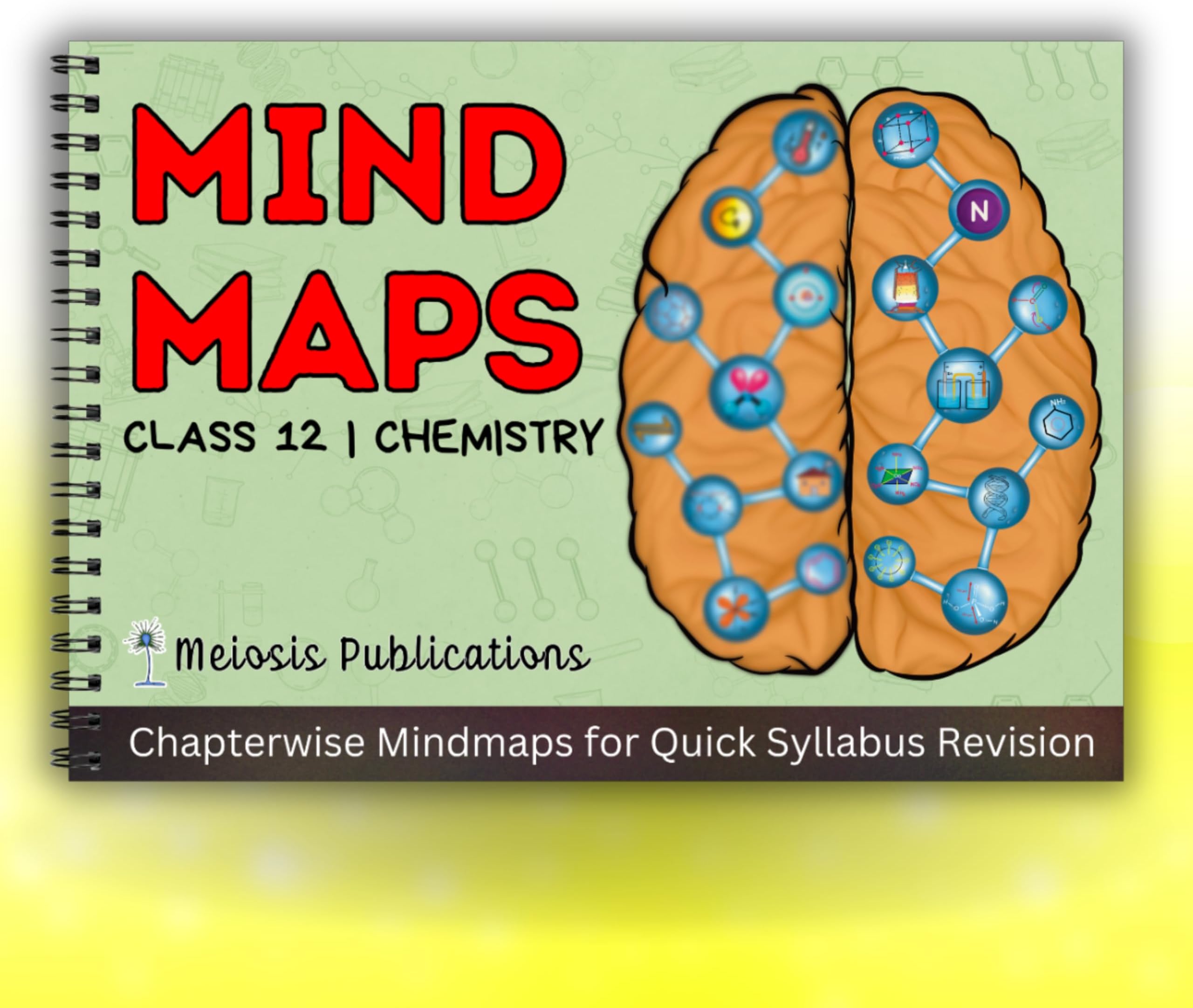 NEET UG Mind Maps Book for Chemistry Class 12 Preparation | Meiosis Publications | NEET 2025/2026/2027 Spiral-bound – 1 January 2023