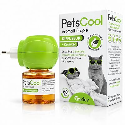 Anidev PetsCool Kit Diffuseur Apaisant 40 ML - 60 Jours Chien Chat