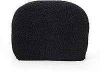 Vista 1 de Christopher Knight Home Moloney - Puf redondo de chenilla de microfibra, color carbón