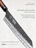 HOSHANHO 9 Inch Kiritsuke Chef Knife, Japanese Hand Forged Kitchen Knife - 2