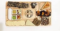 Vista 6 de Charcuterie Board Personalized, Wedding Gift, Snack Tray with Handle, Family Name Engraved, Fruit Veggie Platter, Brunch Board, Gift for Couple