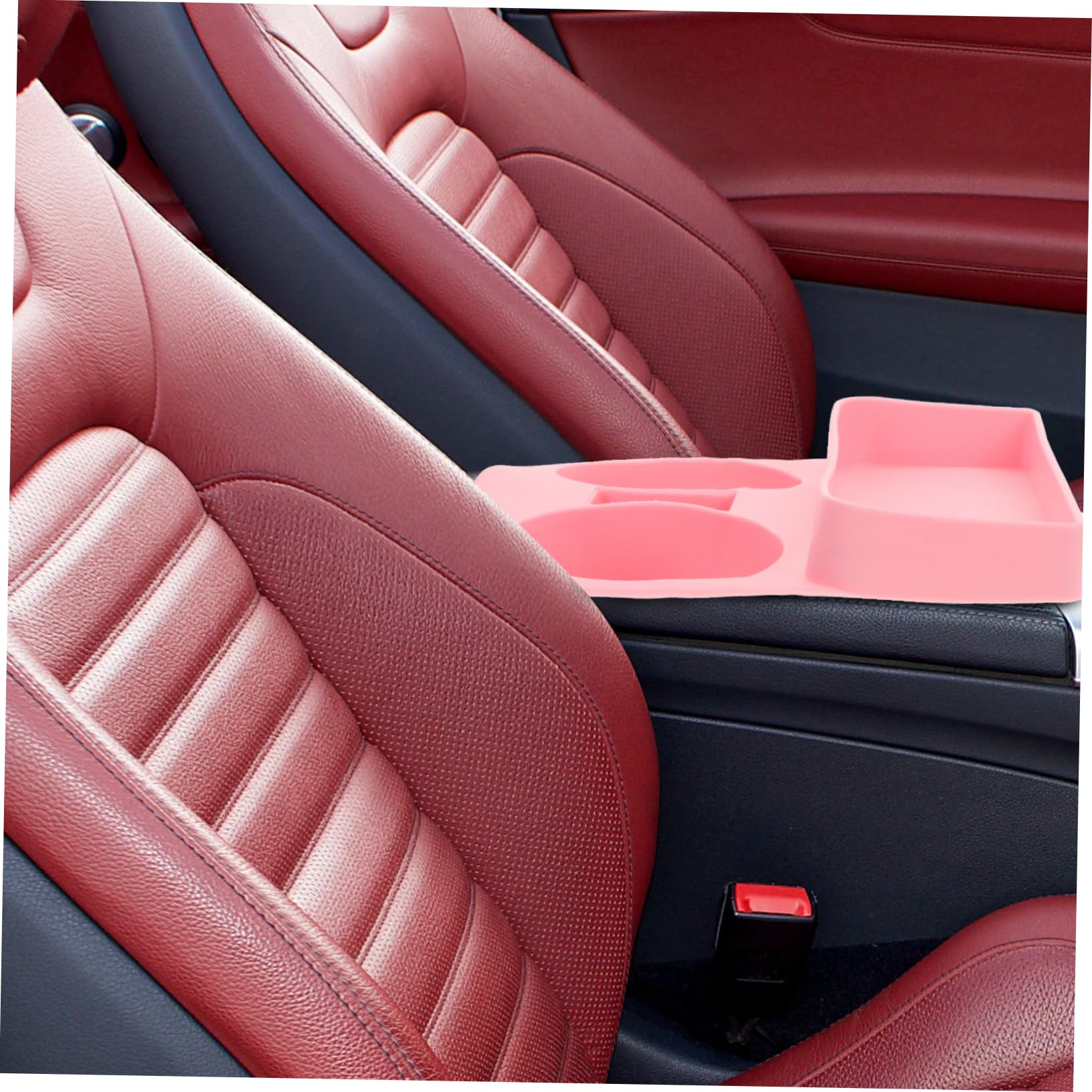 SOLUSTRE 4pezzi Portabicchieri Auto Per Model e Model Supporto Per Bevande Stabilizzatore Con Design Elegante e Facile Accesso Accessorio Per Consolle Centrale