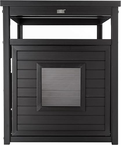 Caja de aserrínmesa auxiliar ECOFLEX Litter Loo., Espresso