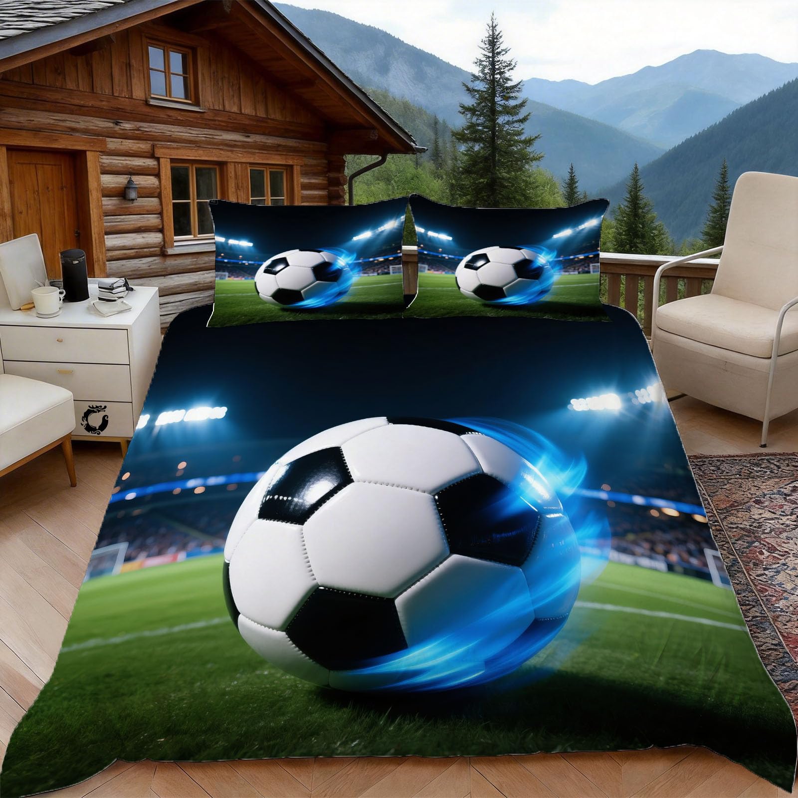 Housse couette foot 220x240 fermeture éclair fini le lit défait