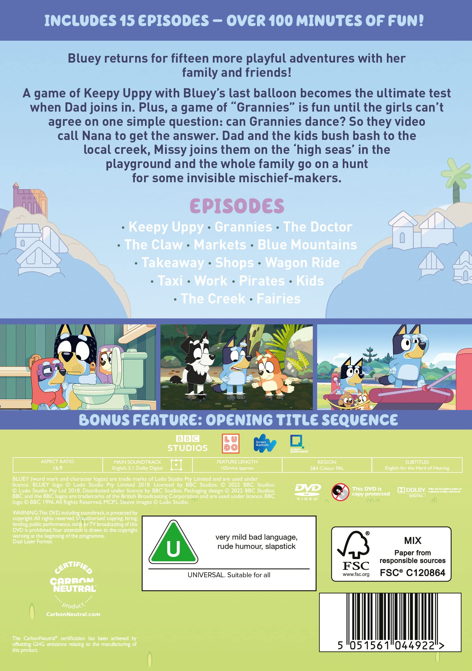 Bluey: Keepy Uppy & Other Stories [DVD]