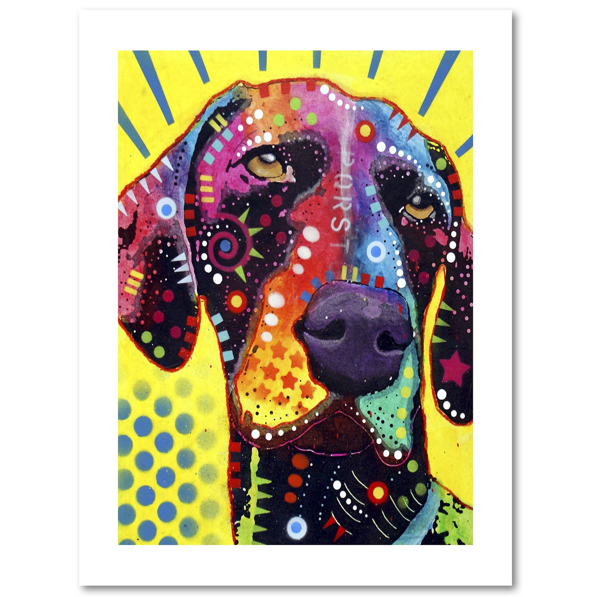 Dean Russo 'German Short Hair Pointer' Paper Art