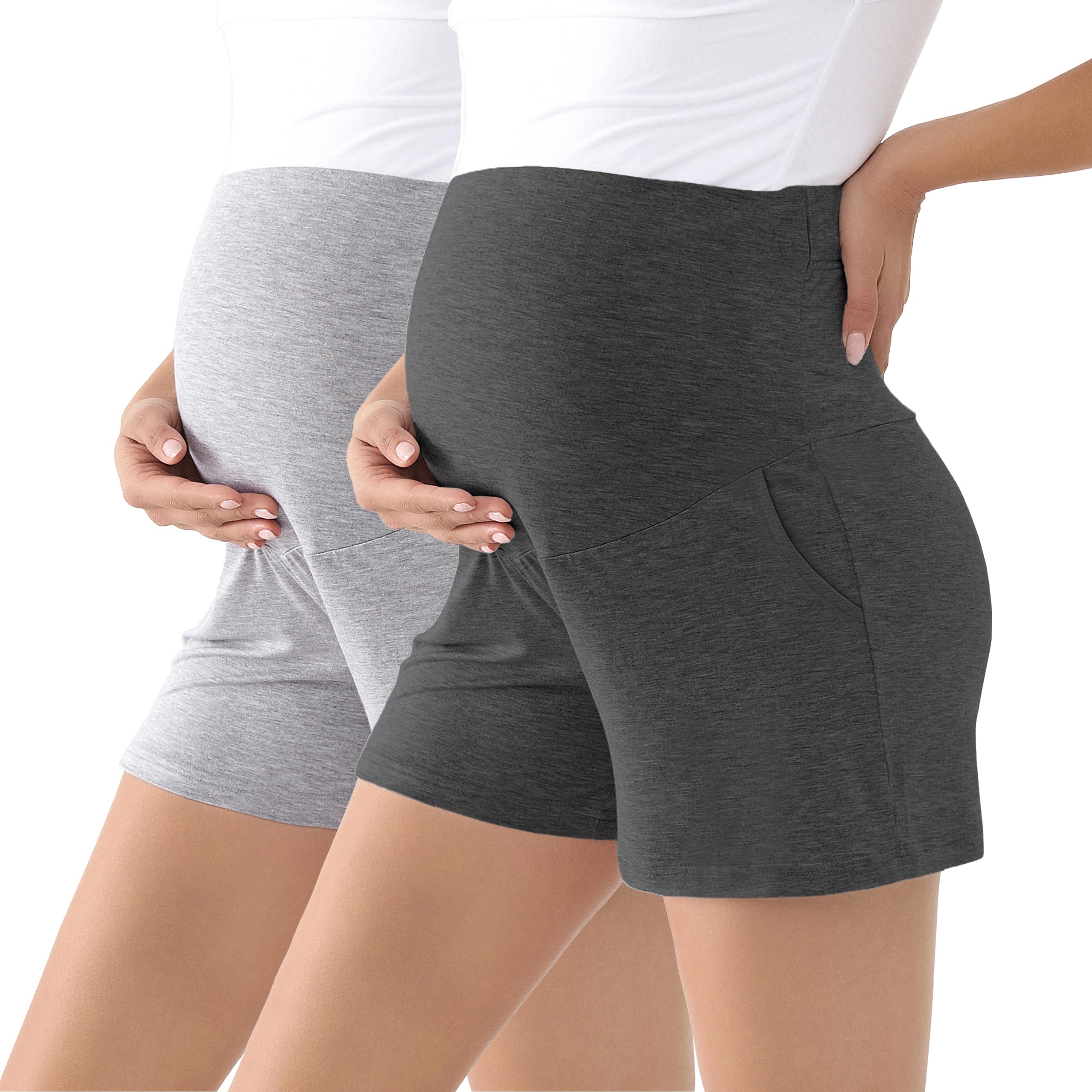 Viscose from Bamboo Maternity Summer Lounge Pajama Shorts