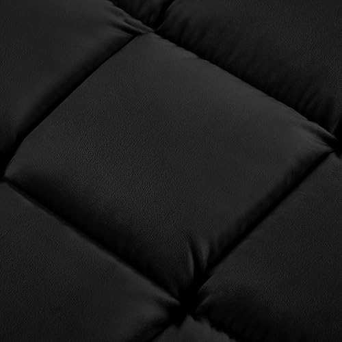 Miniatura 45 de Yaheetech Silla plegable de suelo con soporte para el respaldo, silla plegable acolchada para juegos con respaldo ajustable 14, sofá reclinable para