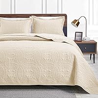 Vista 11 de Love's cabin Colchas para cama Queen de color blanco, colcha suave de verano, colcha de microfibra ligera, colcha de estilo moderno
