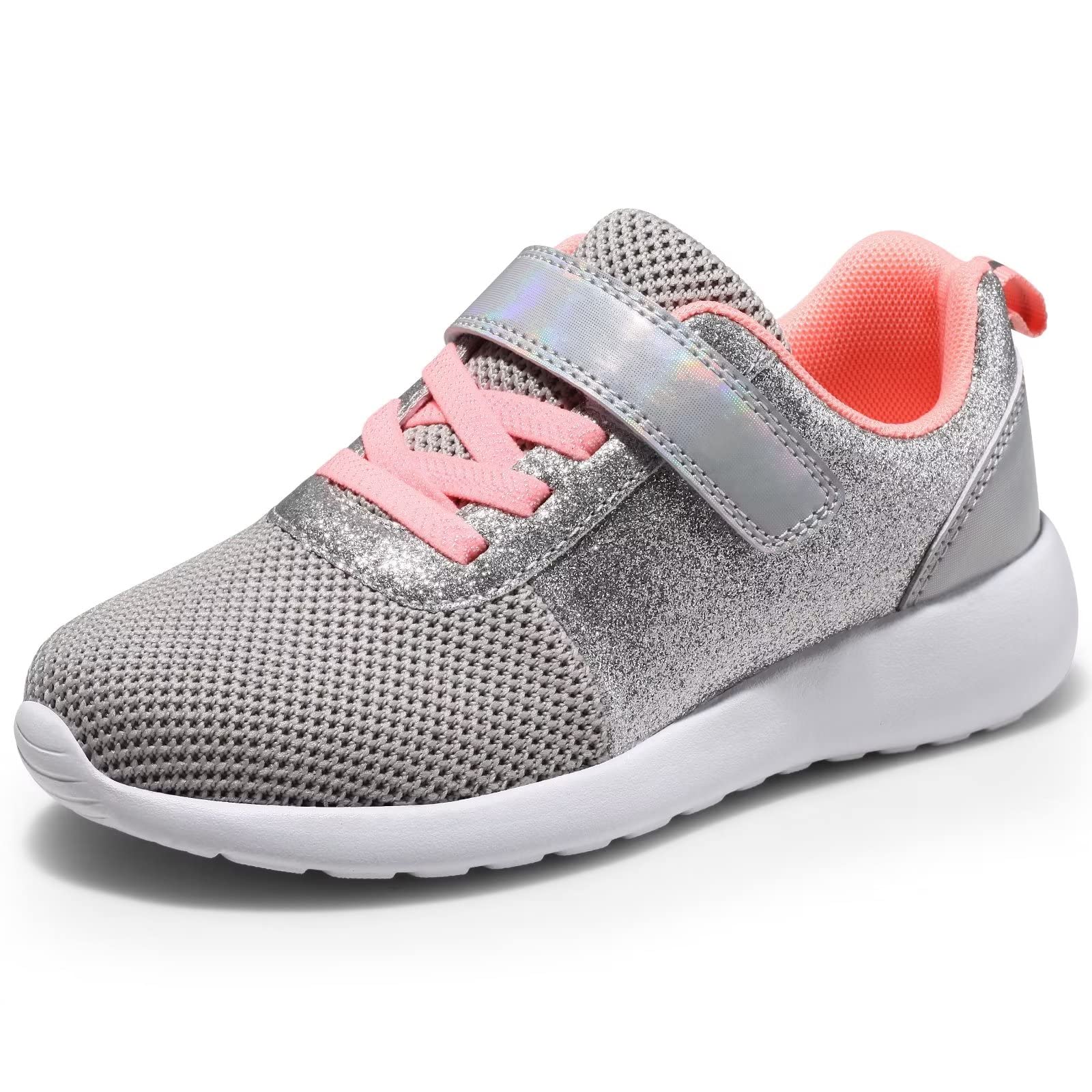Harvest Land Girls Trainers Kids Athletic Shoes Toddlers Glitter Sneakers Breathable Tennis Running Sports Shoes — view 12