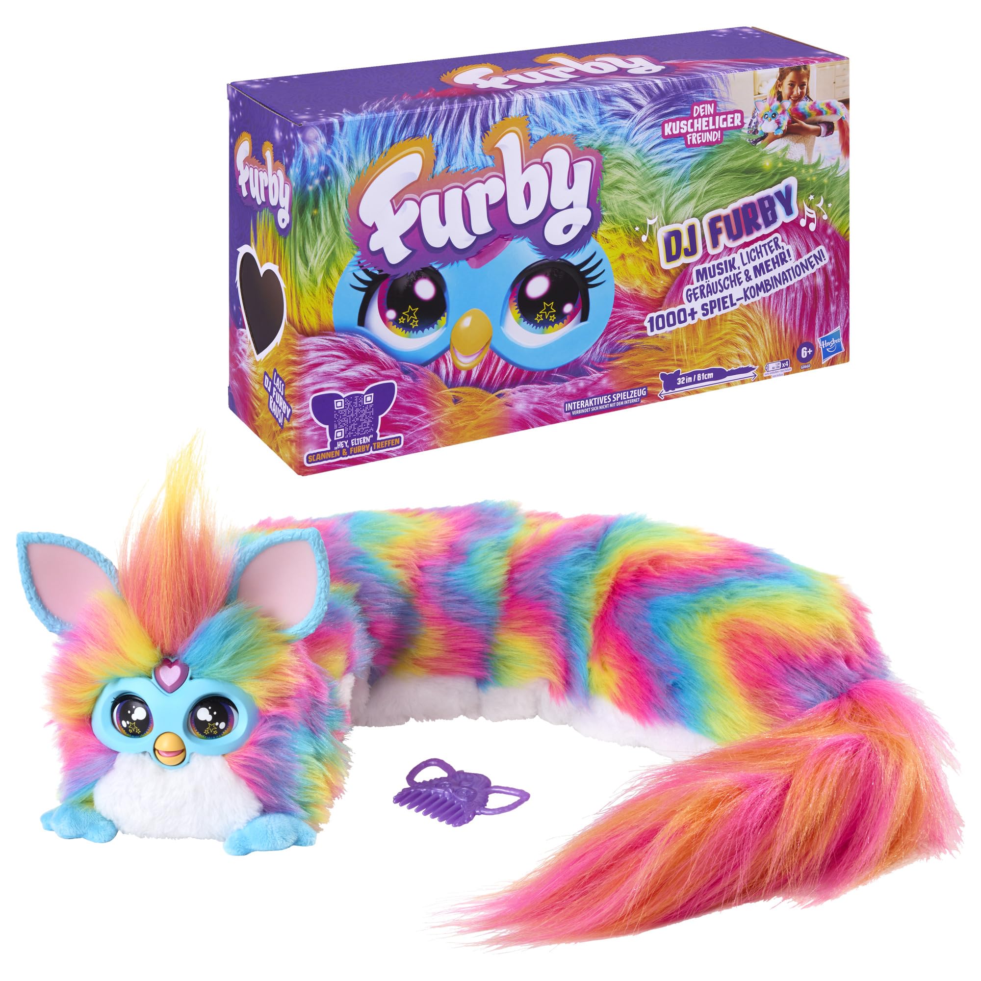 Furby DJ Furby - Juguete Interactivo Arco Iris