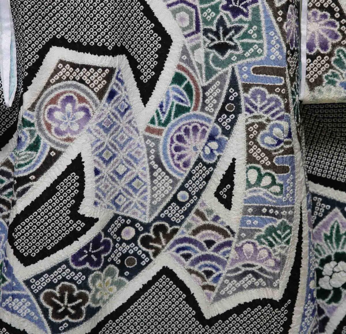 七五三 5歳 男の子 袴セット 紺 鷹 古典柄はかま袴丈54 中古品 61212