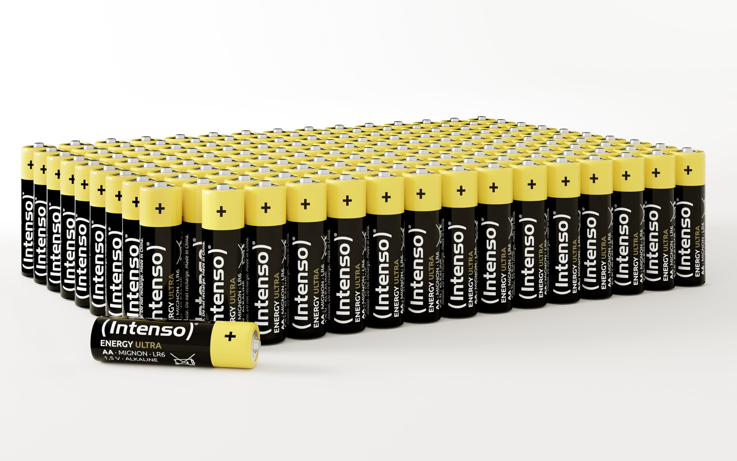 Intenso Energy Ultra Lot de 150 Piles alcalines AA Mignon LR6 Jaune/Noir