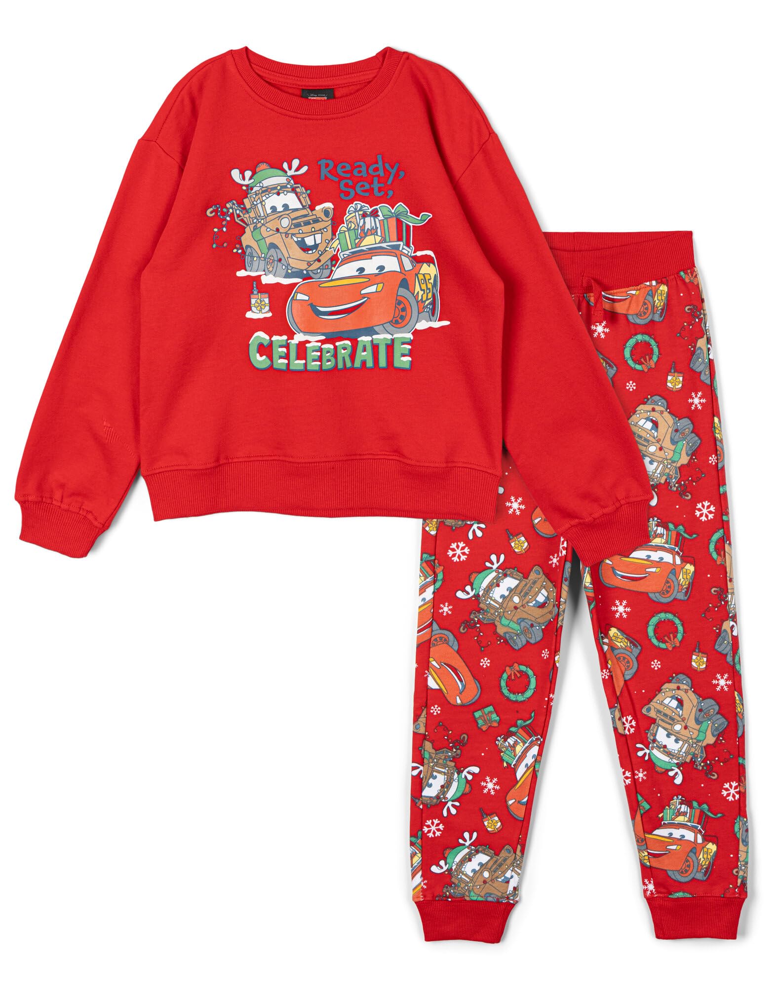 Disney Holiday 2-Piece Fleece Sweatshirt and Pants Set for Baby &amp; Kids