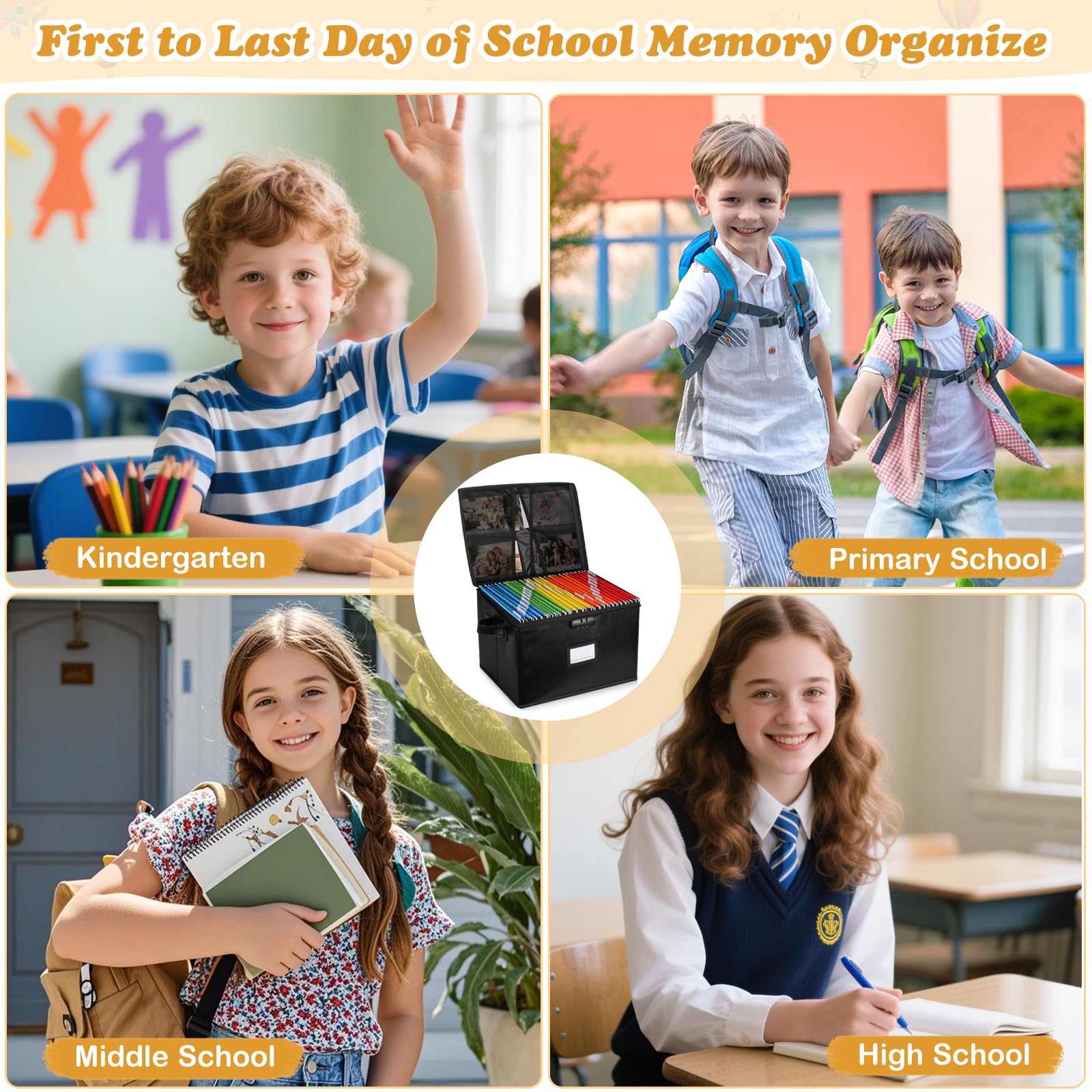 Scatola dei ricordi scolastici K-12 Anno scolastico Scatola dei ricordi con