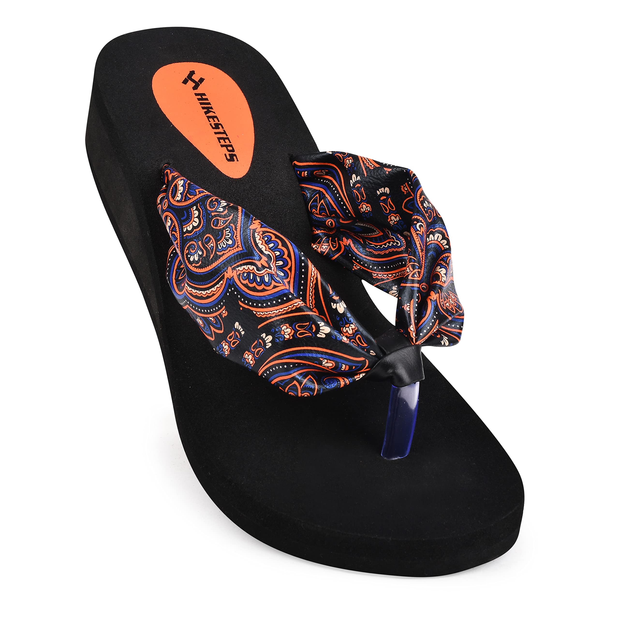 Hike Steps Slippers for Women Orange | Butterfly Wedge | Diabetic | Soft Comfortable and stylish | Anti Skid | Lightweight | Flip Flop for Women (Size:7) (B0CBPJKHVR) Amazon Price History, Amazon Price Tracker