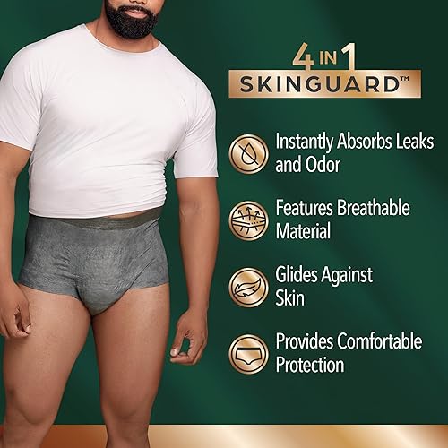Miniatura 6 de Depend Real Fit Bragas de incontinencia para hombres máxima absorción PequeñoMediano 1 1