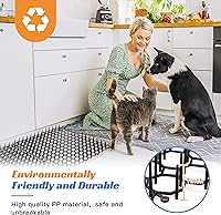 Vista 3 de Tapete de 16 x 13 pulgadas para gatos, paquete de 12 alfombrillas para gatos con púas – Solución disuasoria de mascotas para interiores y exteriores