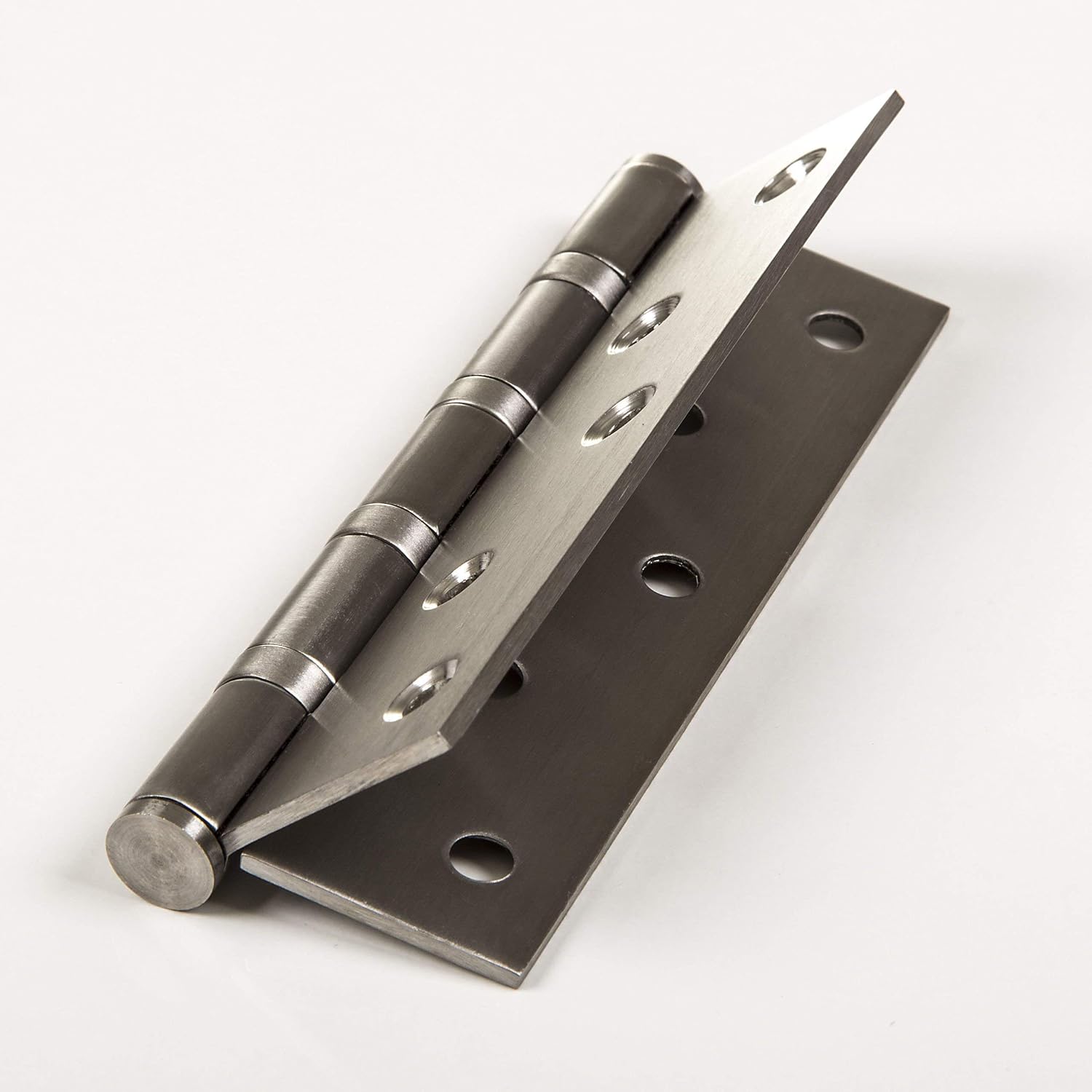 So-Tech® Door Hinges Rust-Proof Stainless Steel Ball Bearing Mounted with Stainless Steel Screws, Gebürstet, 127 x 76 mm - Image 5