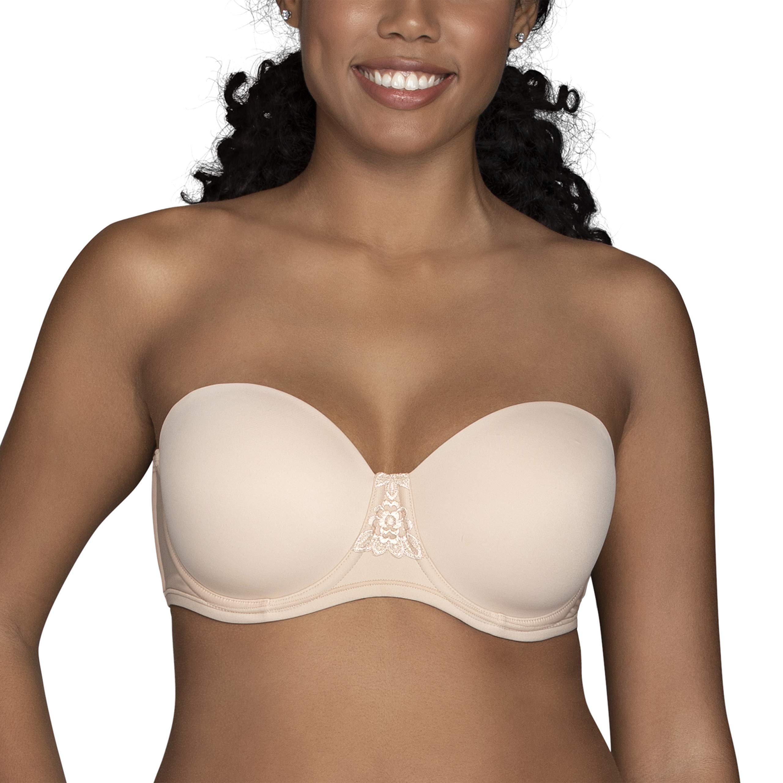 womens Beauty Back Strapless Full Figure Underwire Bra 74380 Bra (pack of 1)