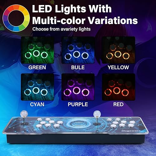 Miniatura 6 de 36800 en uno Consola de juegos arcade con función WiFi, Pandora's Box 88S, consola de juegos clásica retro, adecuada para PC, proyector y TV, 1280 x