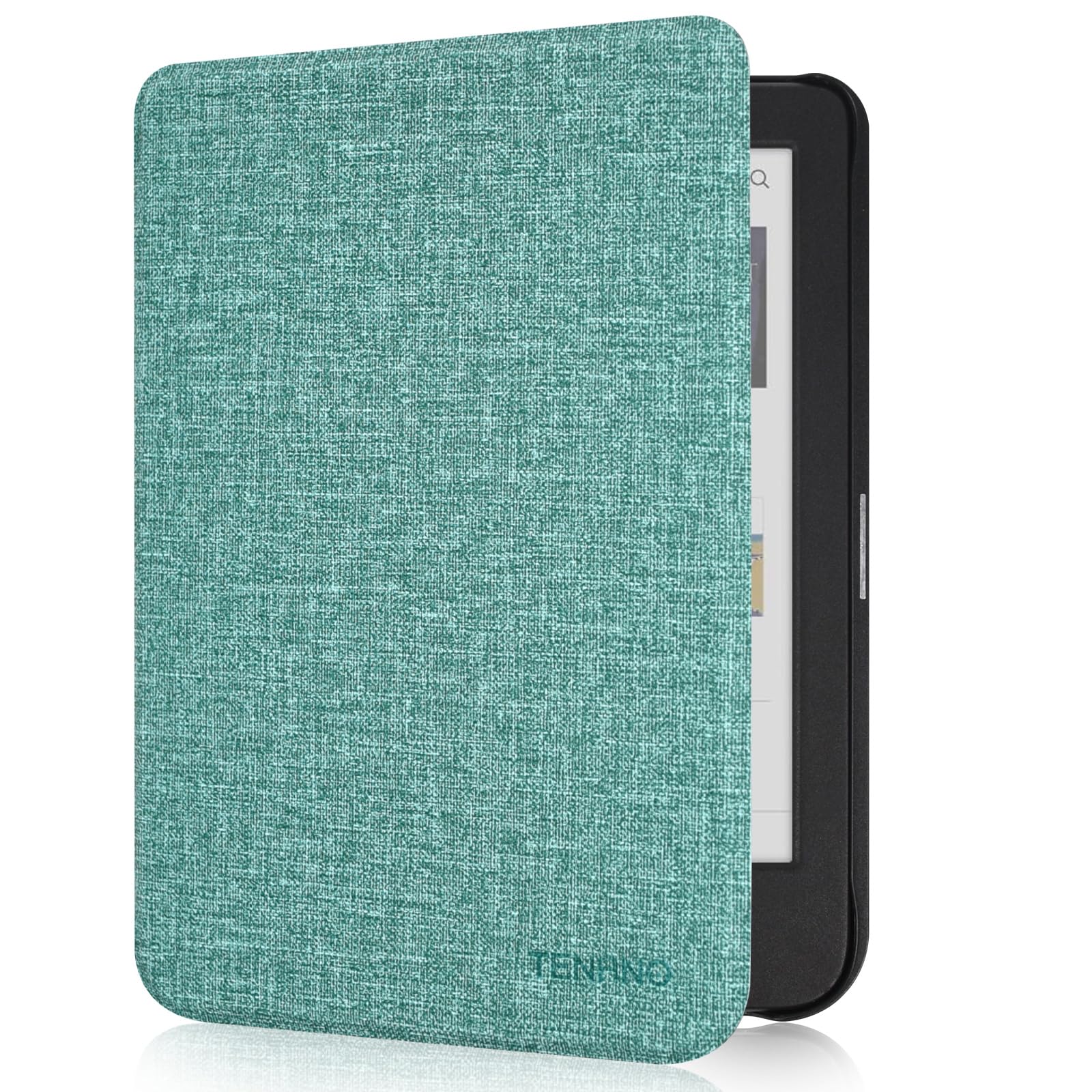 Tenano 6" Etui do Kobo Clara Colour | BW | 2E, Tolino Shine Colour/Shine 5/4 - Cienka Osłona Chroniąca z Funkcją Auto Sen/Budzenie - Miętowa Zielień | Smukłe etui ochronne z funkcją Auto Sleep/Wake, miętowa zieleń