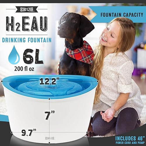 Miniatura 4 de Fuente de agua para perros, diseño fresco y claro, de Dogit, Blanco