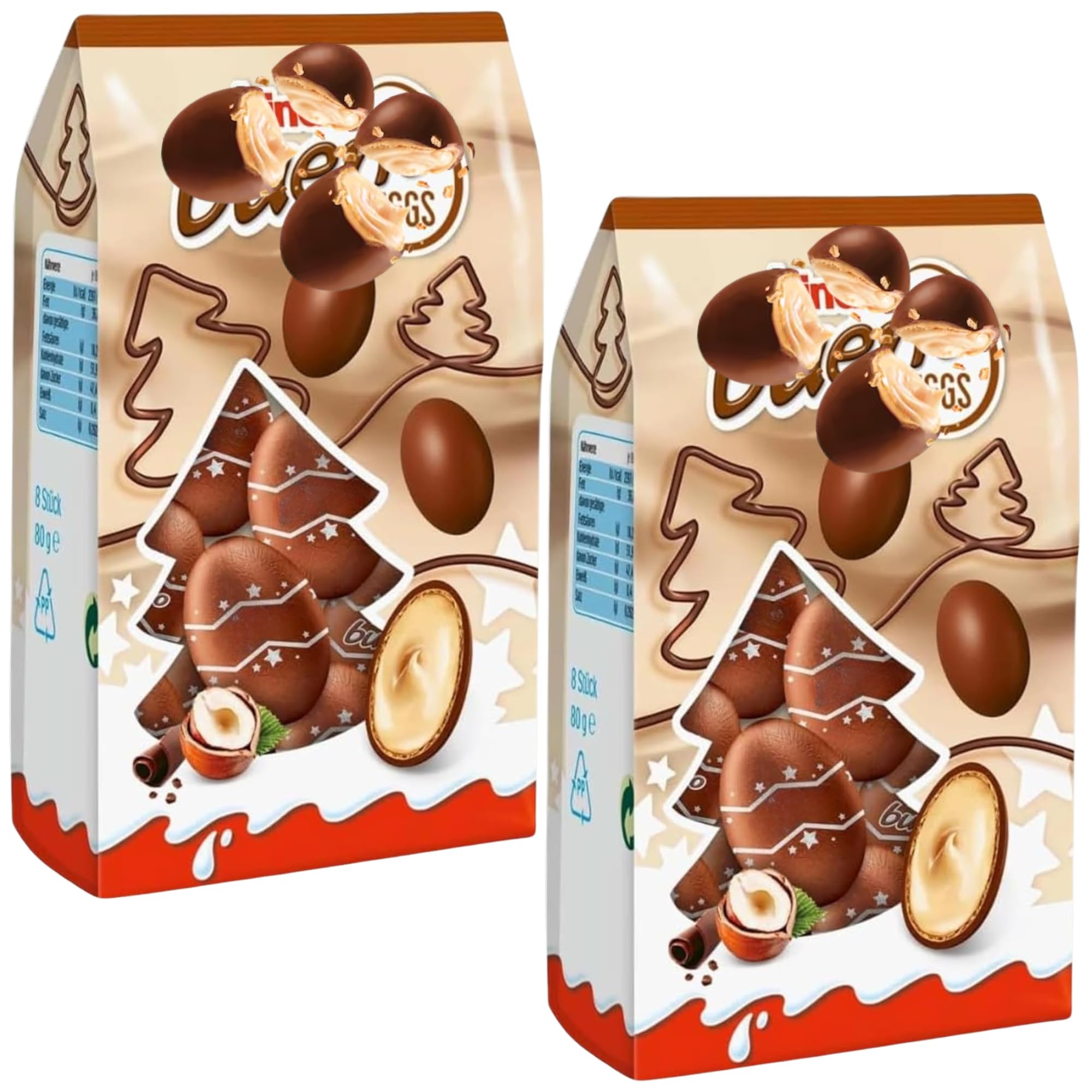 Easter Egg Bundle Containing Kinder Bueno Mini Eggs 80g (2 Pack)