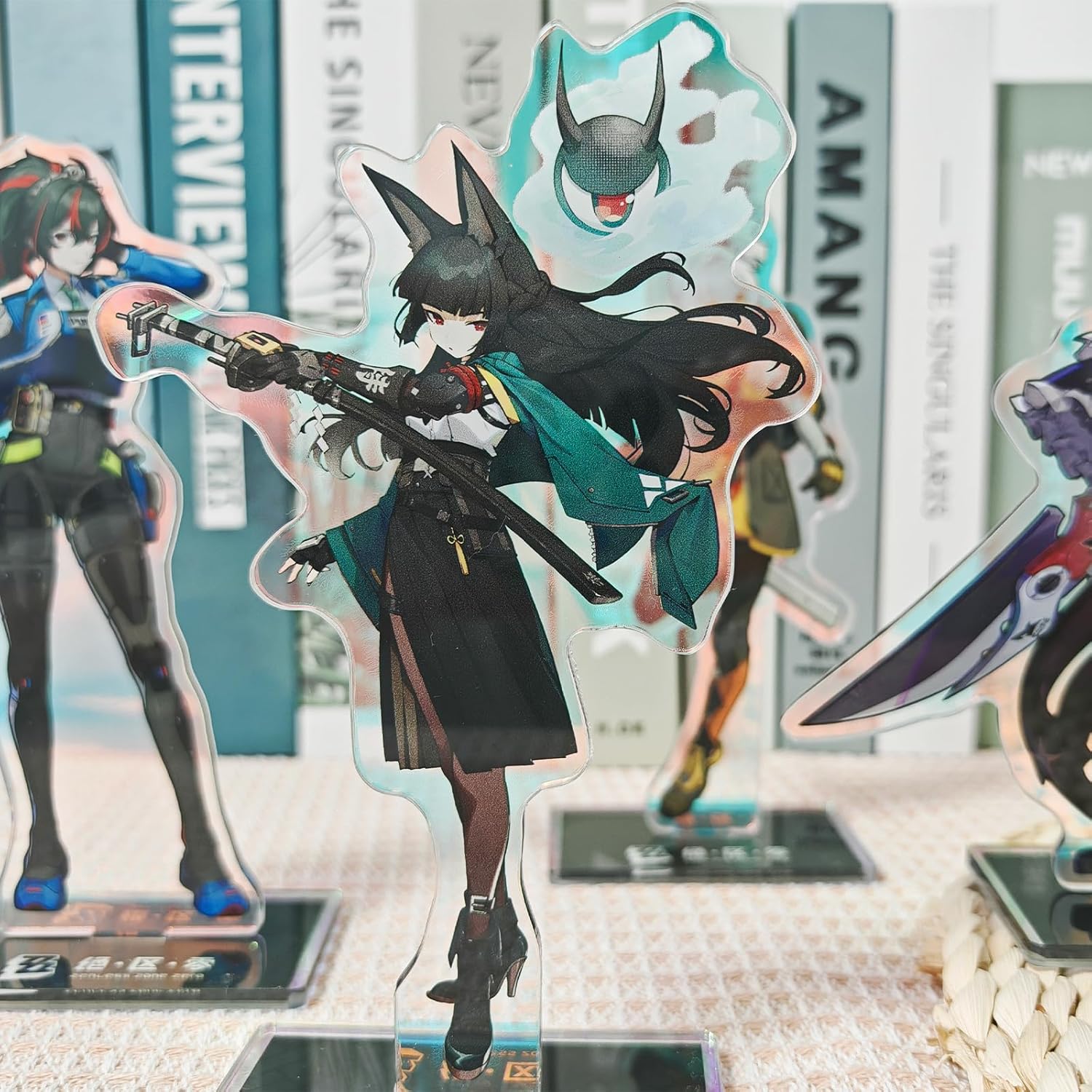 Rainteam Zenless Zone Zero Characters Acrylic Stand Figure,Colorful and Exquisite Character Design for Game Fans' Collection (Alice Thymefield)