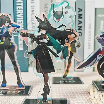 Rainteam Zenless Zone Zero Characters Acrylic Stand Figure,Colorful and Exquisite Character Design for Game Fans' Collection (Alice Thymefield)