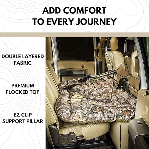 Miniatura 4 de Pittman Outdoors PPI-CMO_TRKMAT - Colchón inflable de tela para asiento trasero de camión  5 pies de longitud  Se adapta a camiones y SUV de tamaño