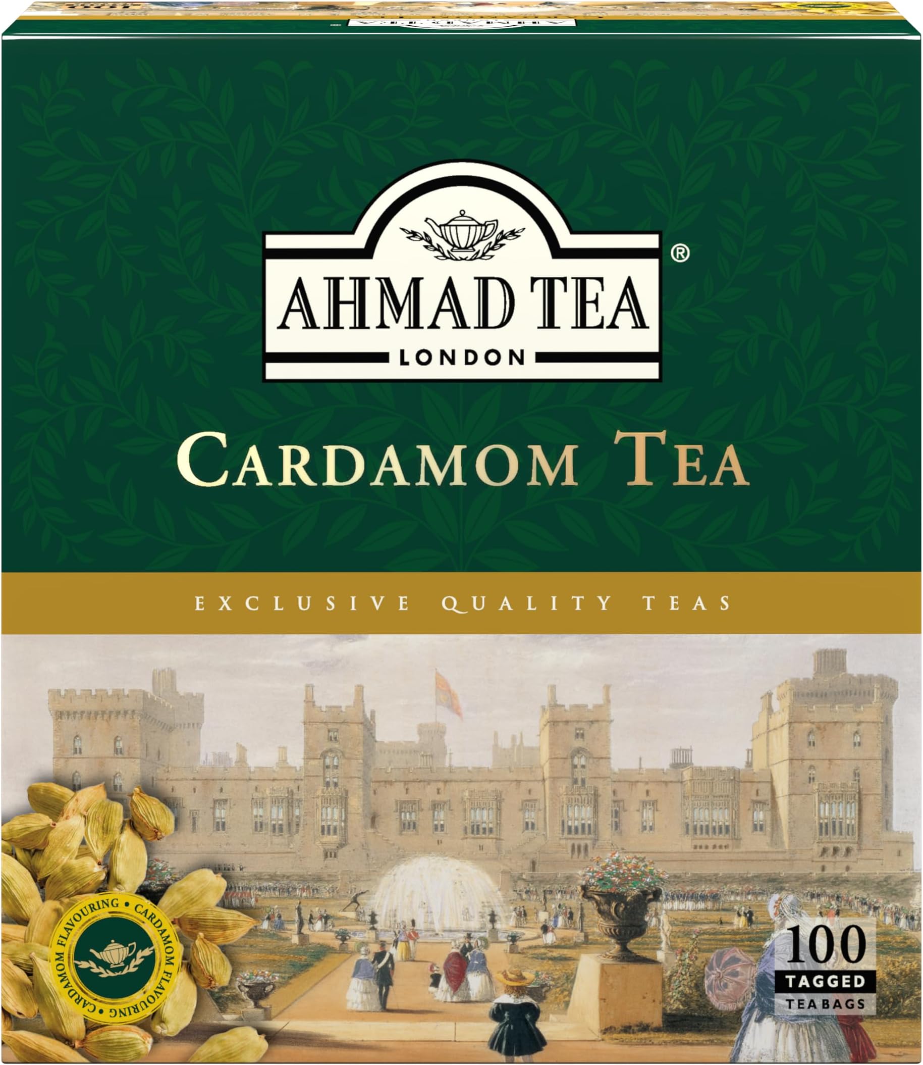 – Ahmad Tea Cardamom Tea - 100 Teabags