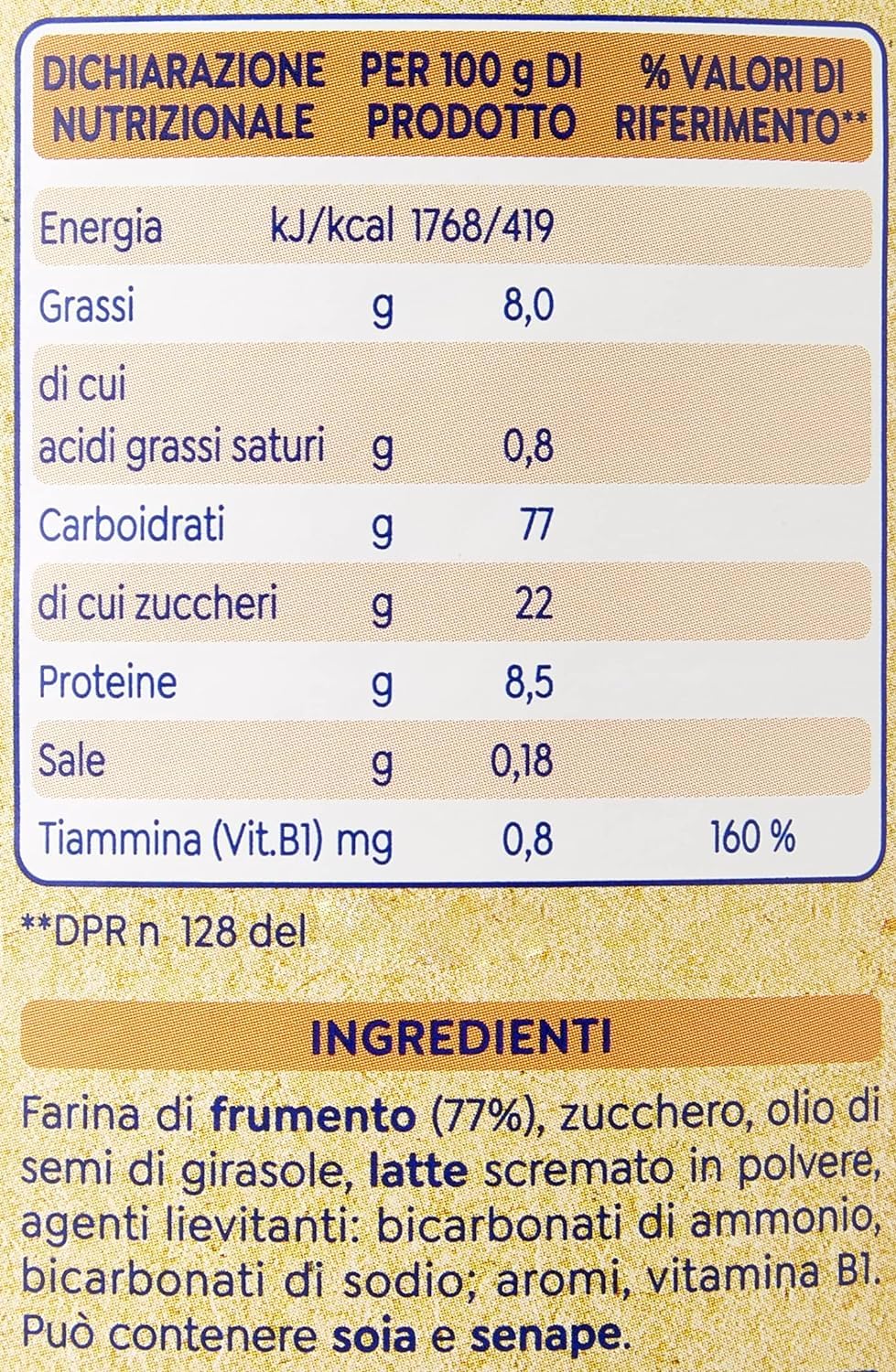 2x Mellin Biscottino Granulato, 400g + Italian Gourmet polpa 400g