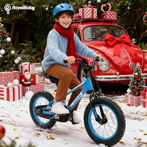 Miniatura 274 de RoyalBaby Kids Bike Freestyle Classic & EZ Balance Pedal Switchable Bicycle, 12 14 16 18 Inch, 3-10 Years Toddler to Big Kids Verde