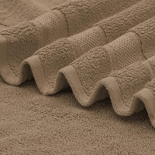 Miniatura 8 de MoNiBloom Juego de 6 toallas de mano 100% algodón para baño, hogar, hotel, spa, gimnasio, yoga, ducha, altamente absorbentes, ultra suaves, de