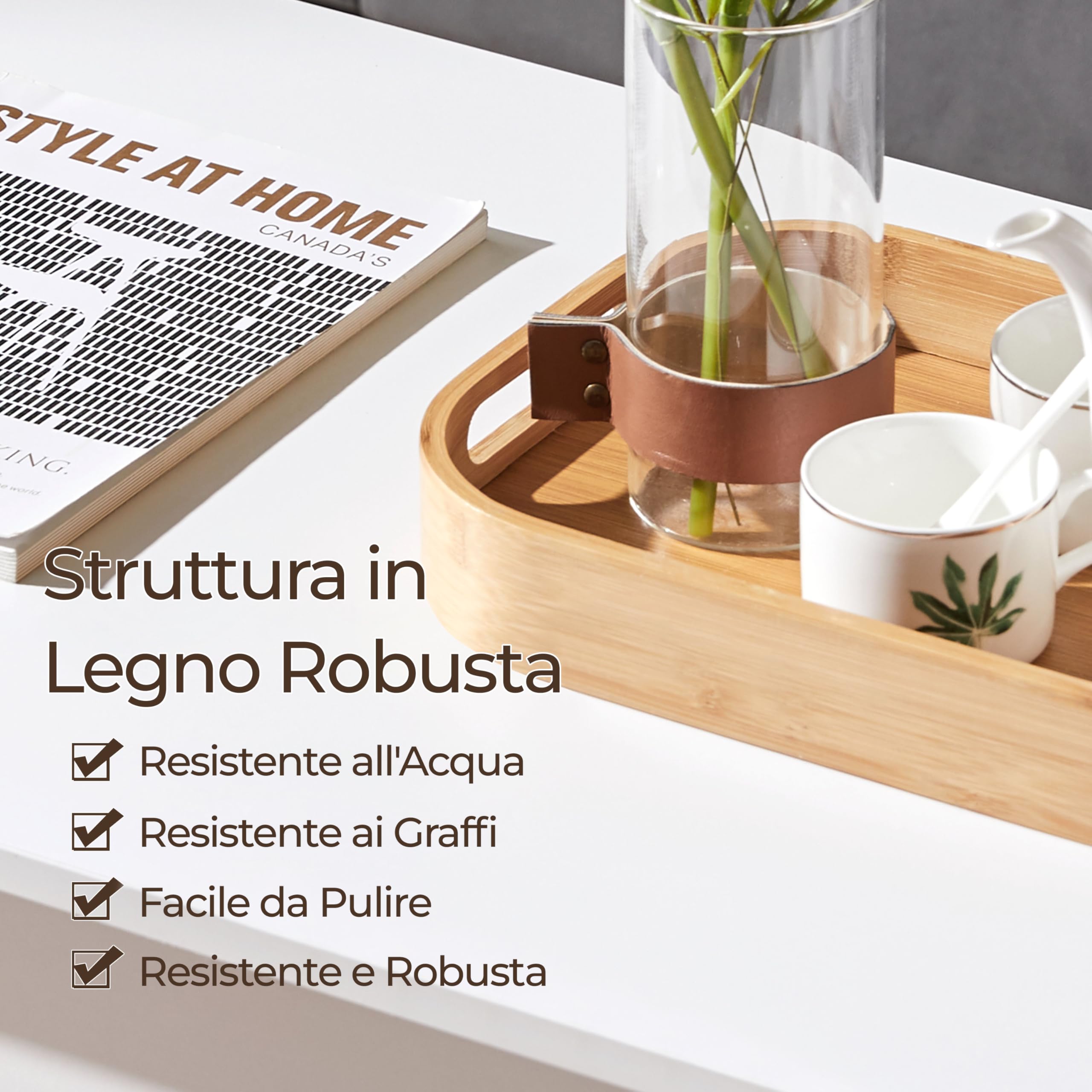 Yaheetech Tavolino da Caffè sollevabile Tavolo Moderno Elevabile da Salotto Divano Caffè con Ripiano Inferiore 98 x 50 x 42-56 cm Bianco