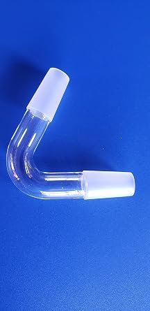beyondsupply-Lab Glass 75 Connecting Distillation Adapter 24/40 Joints Elbow New