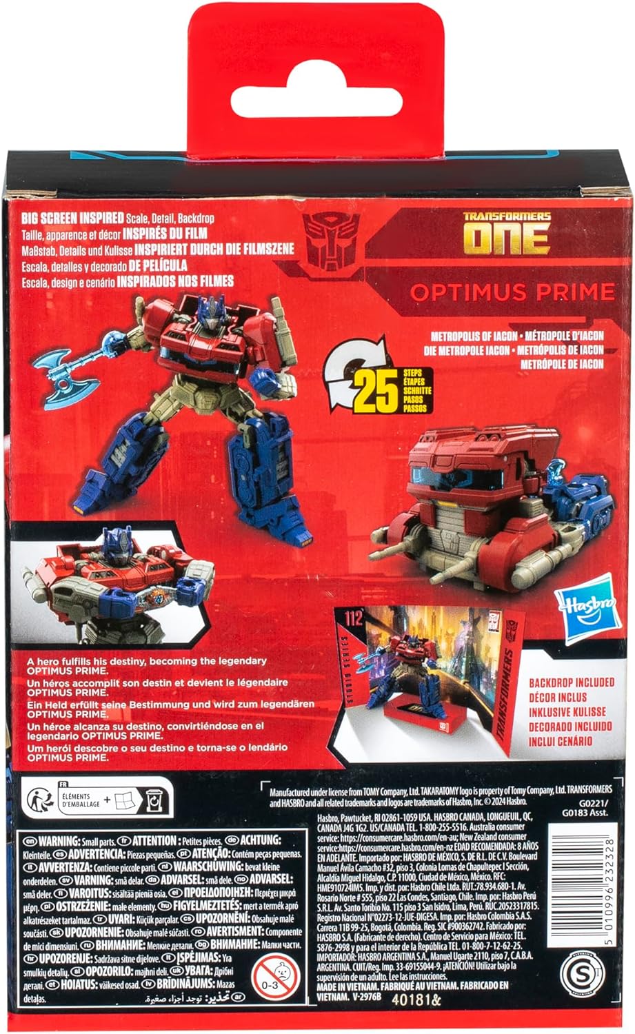 Transformers Toys Studio Series Deluxe One 112 Optimus Prime, 4.5-inch Converting Action Figure, 8+ - Image 14
